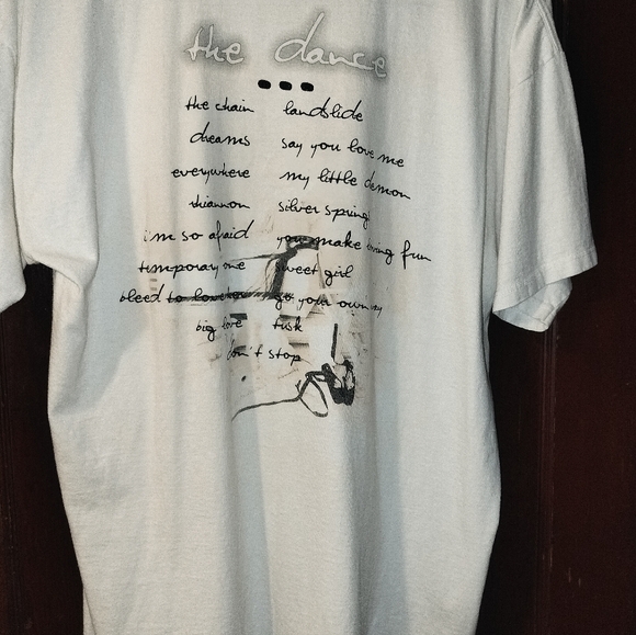 Rare Vintage Fleetwood Mac The Dance Tour Tshirt Large - Picture 8 of 15